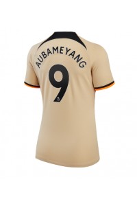 Chelsea Aubameyang #9 Fotballdrakt Tredje Klær Dame 2022-23 Korte ermer